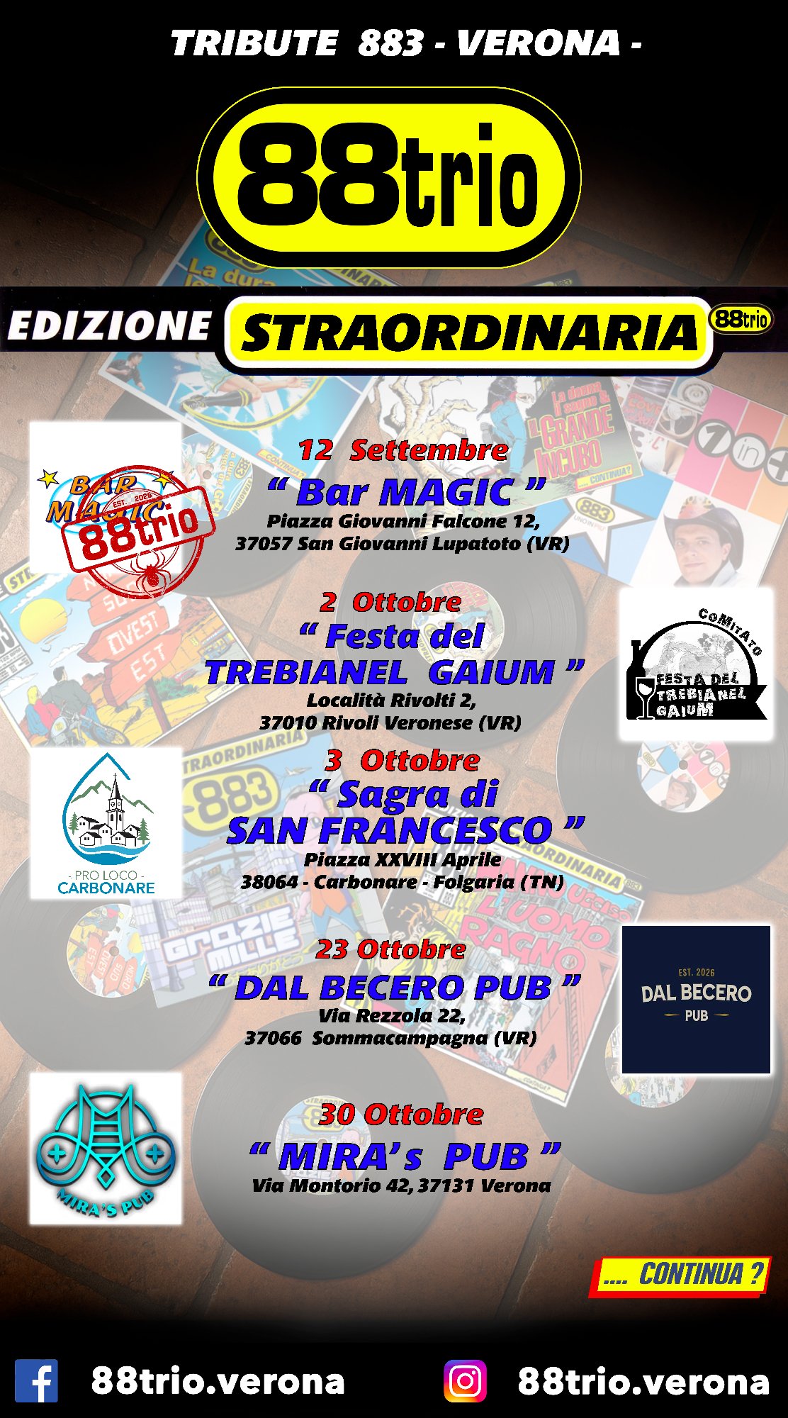 Locandina 1 tour 88trio.verona