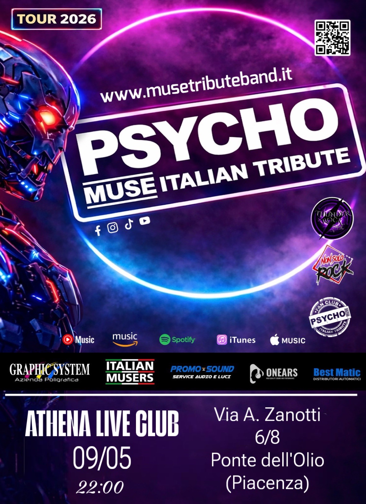 Evento Muse italian tribute