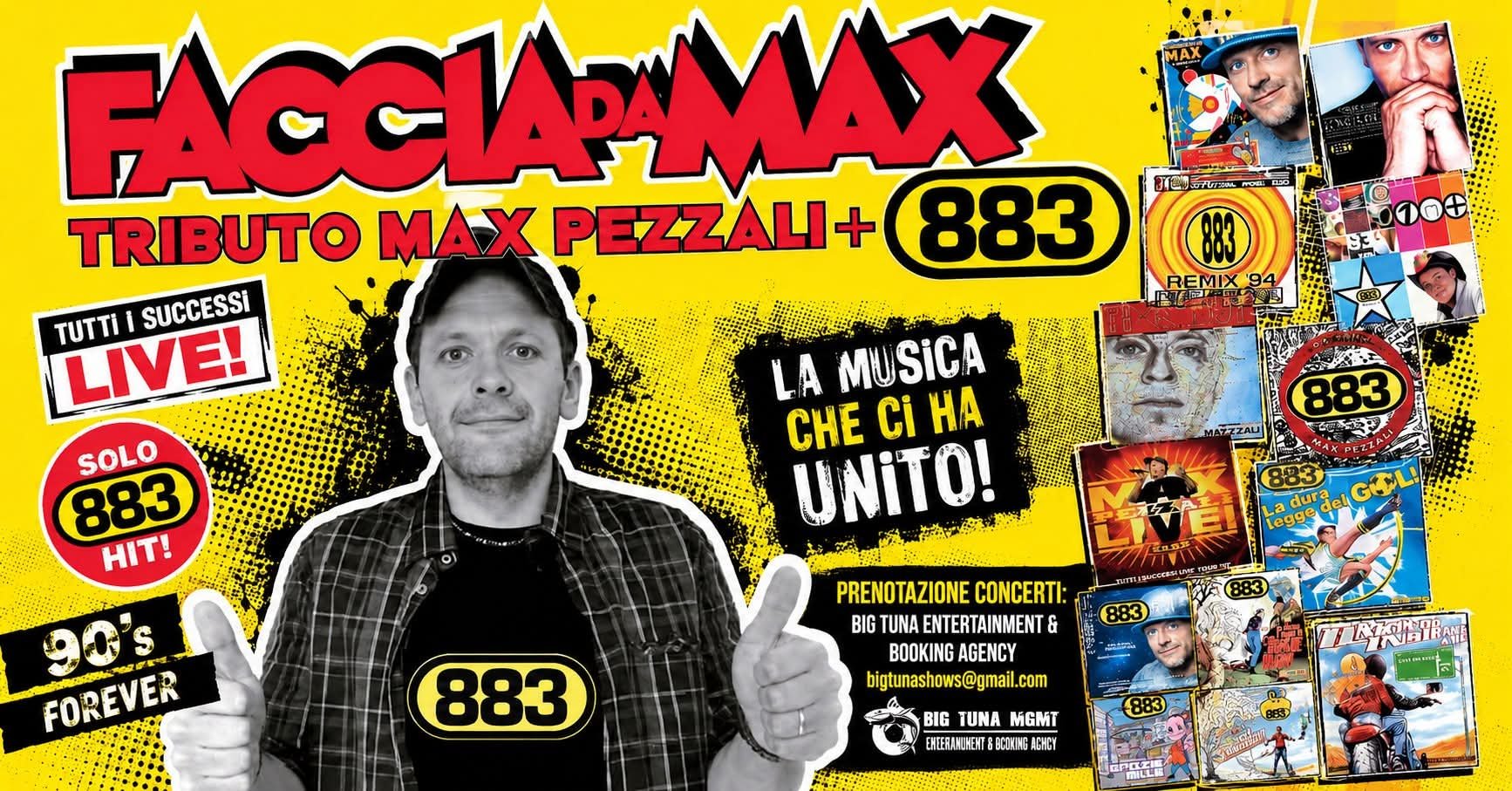 Evento Faccia da Max-Tributo 883&amp;Pezzali@Civico 199 Vó Euganeo PD