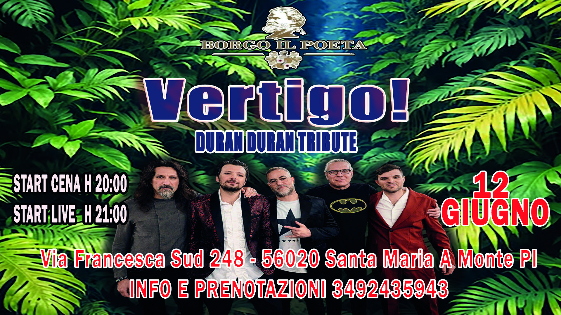 Locandina 1 tour Vertigo!