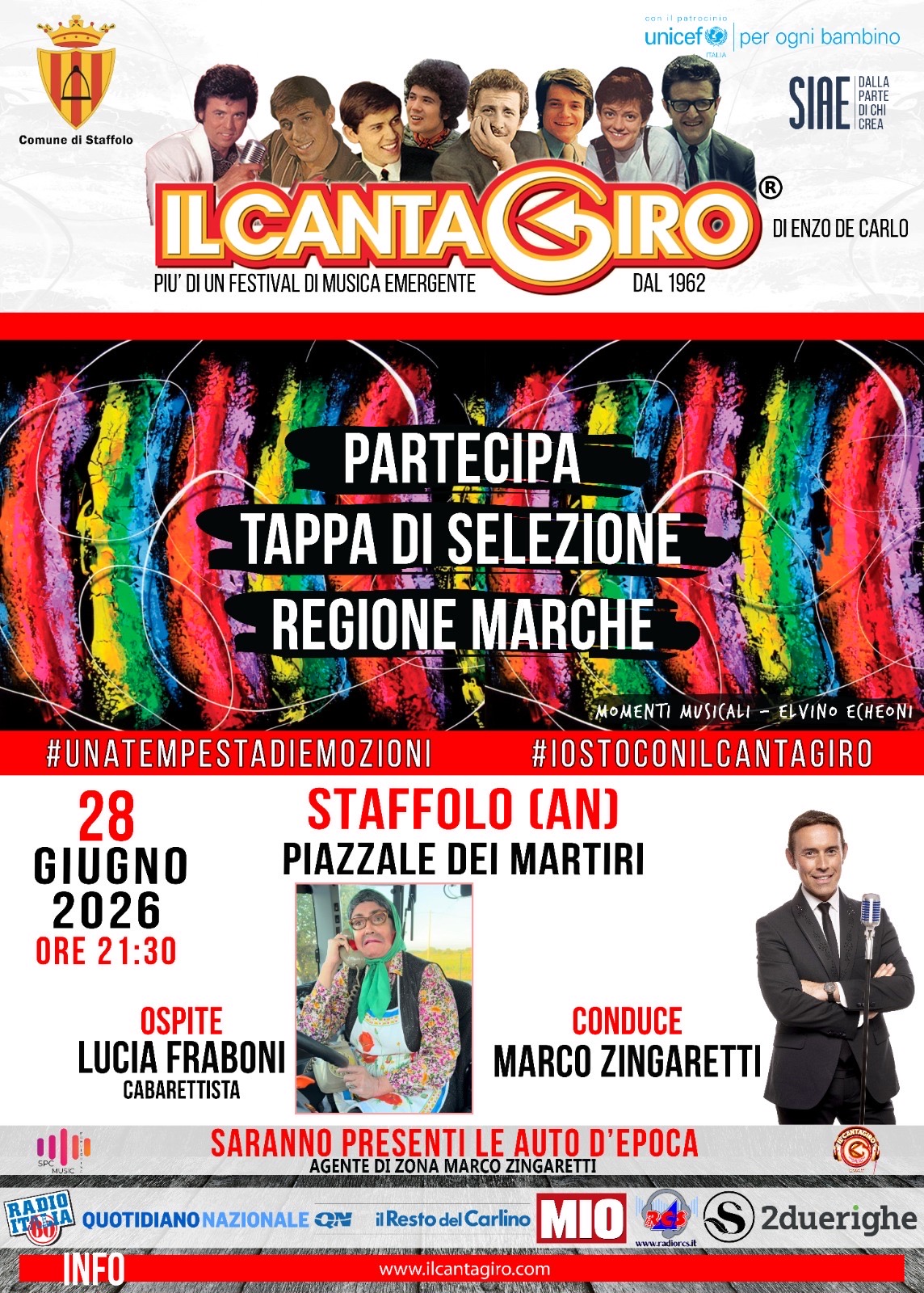 Evento Selezioni Cantagiro Regione Marche