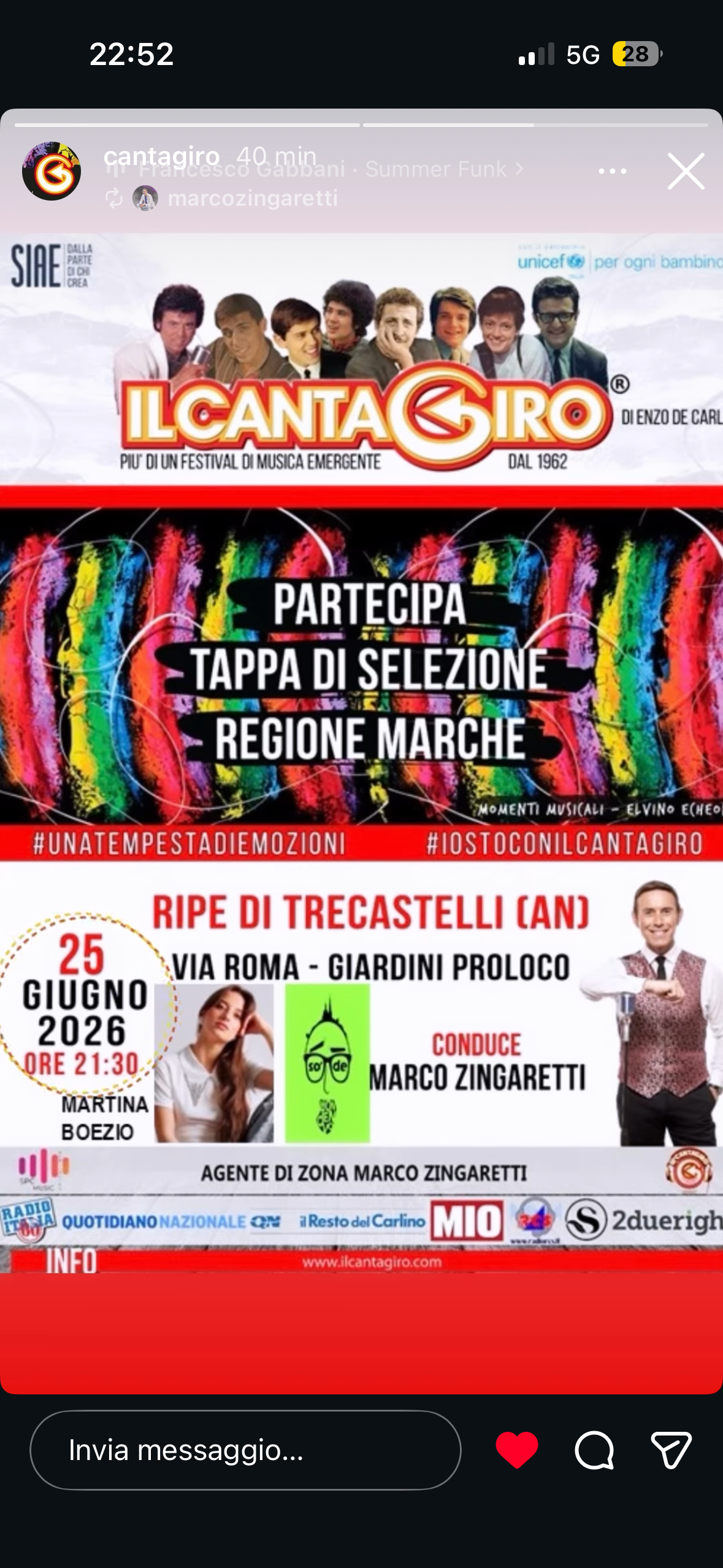 Evento Tappa selezione Regione Marche