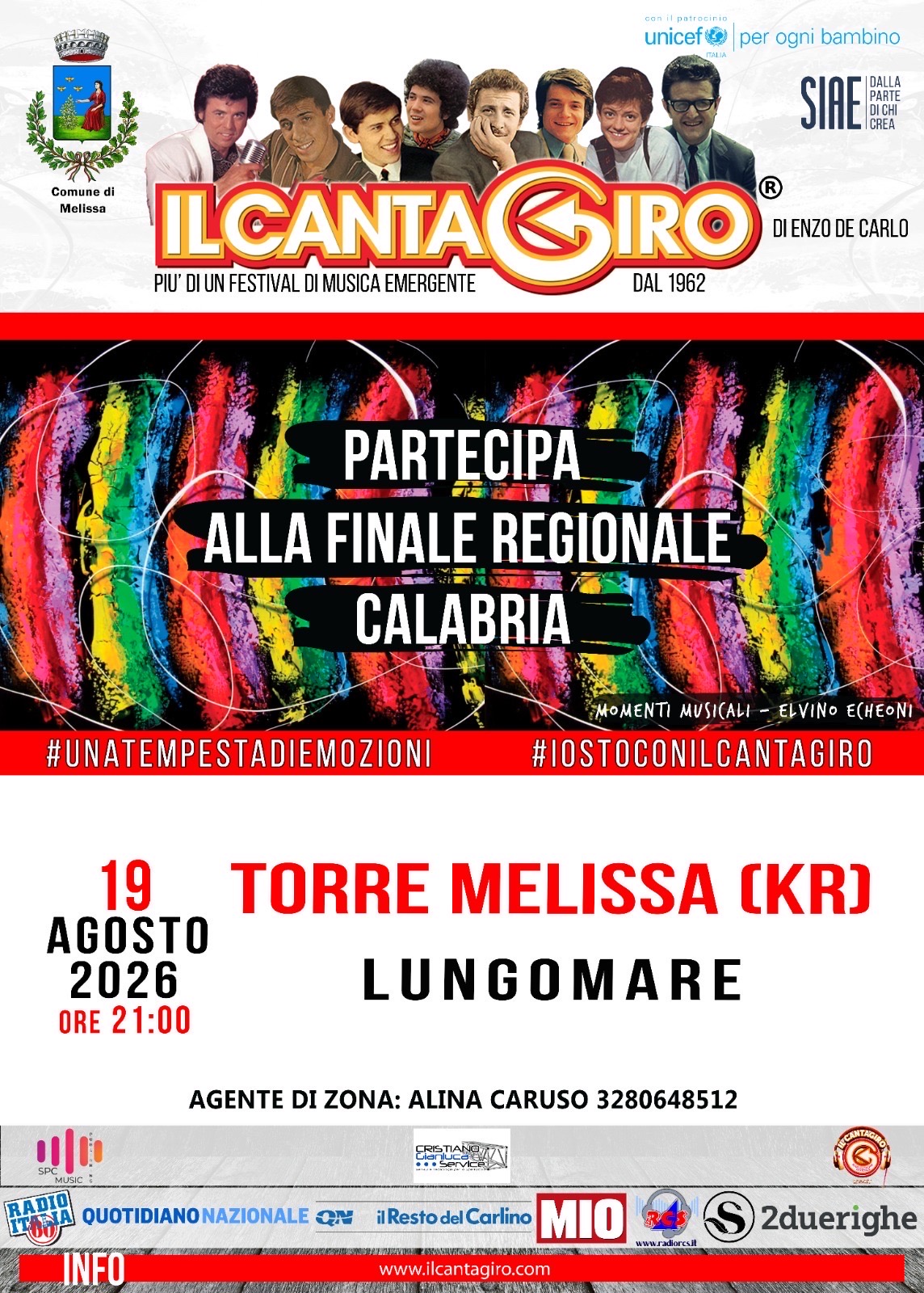 Evento Finale regionale Cantagiro Calabria