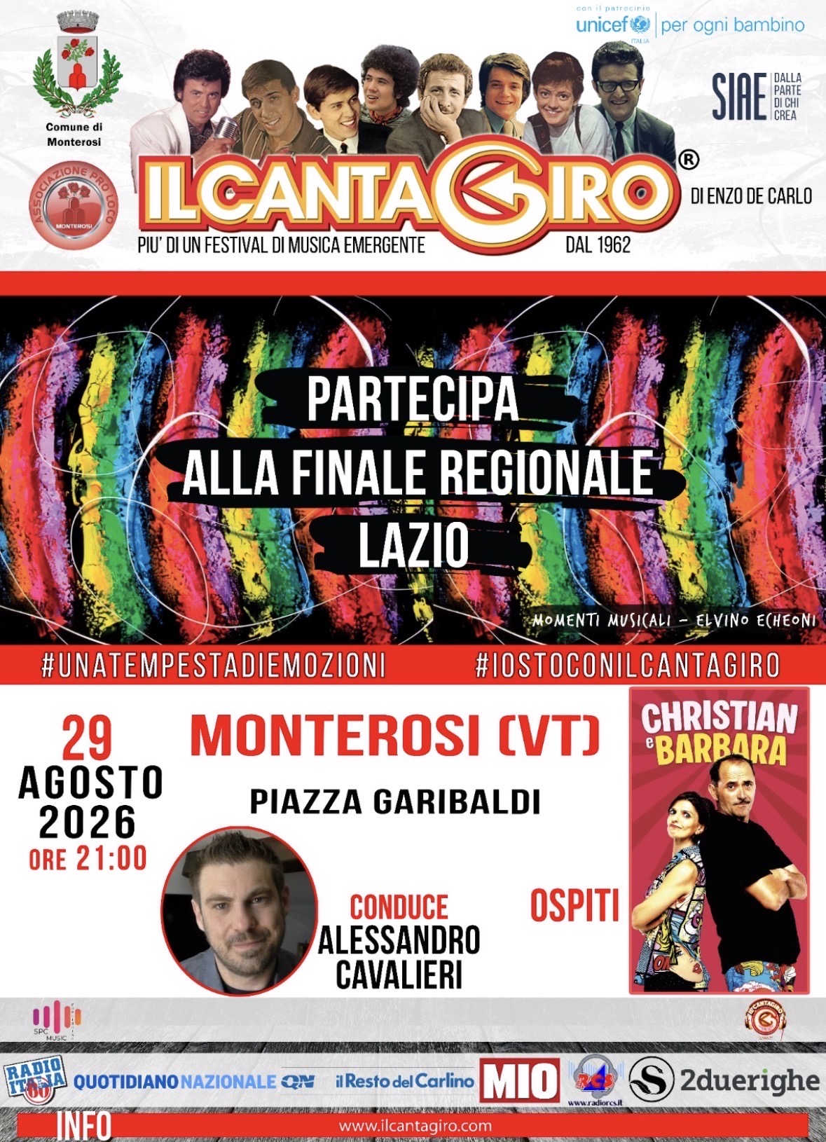 Evento Finale regionale Cantagiro Lazio
