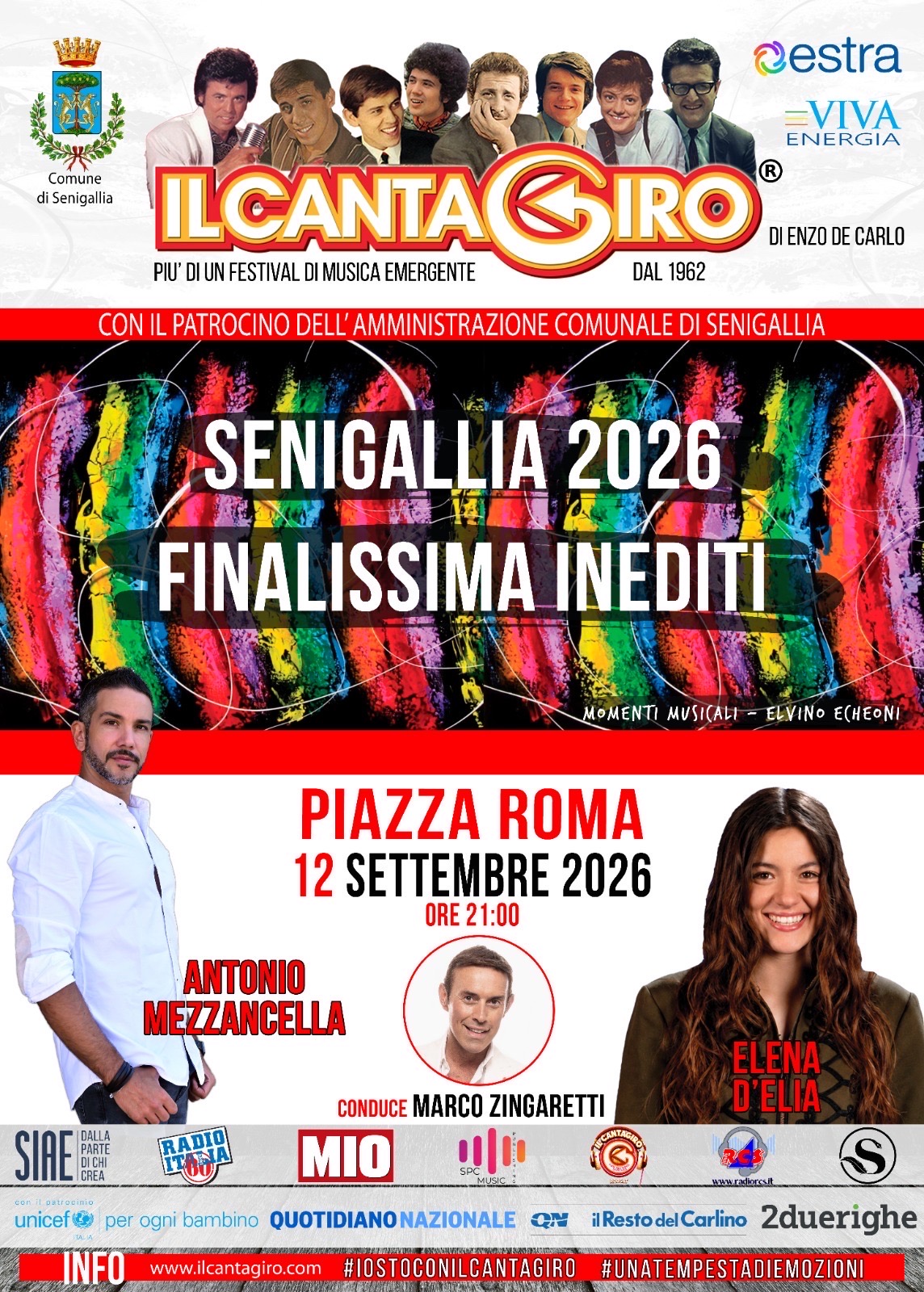 Evento Finalissima Cantagiro 2026 sezione inediti