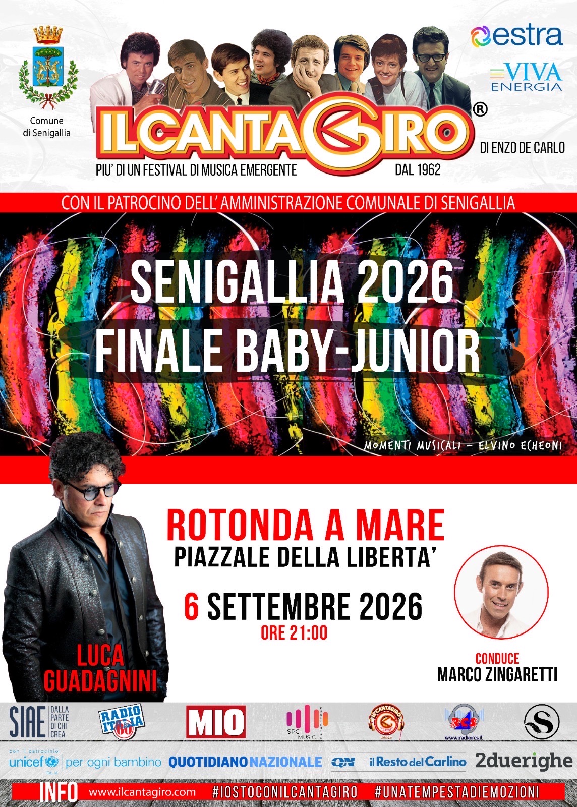 Evento Finale nazionale e Cantagiro 2026 baby-yunior